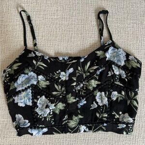 Floral crop top